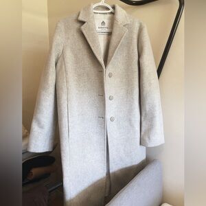 Aritzia Wool Cashmere Coat - Gray